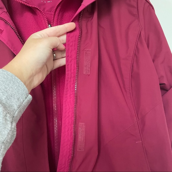 L.L. Bean 2-in-1 Winter Coat Jacket Fleece - Picture 6 of 12